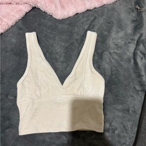 Gilly Hicks Cream Crop Top